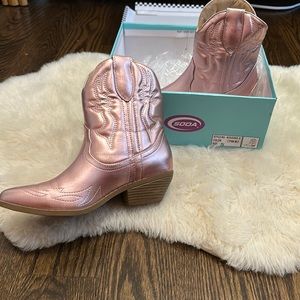 Soda metalic pink boots